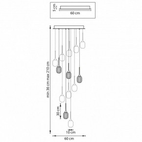 Подвесная люстра Lightstar Acrile 738131 в Сысерти - sysert.mebel24.online | фото 7