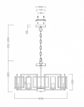 Подвесная люстра Maytoni Bowi H009PL-06G в Сысерти - sysert.mebel24.online | фото 4