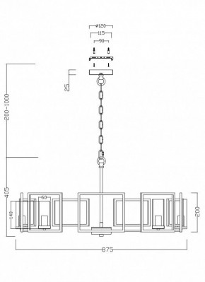 Подвесная люстра Maytoni Bowi H009PL-08G в Сысерти - sysert.mebel24.online | фото 4