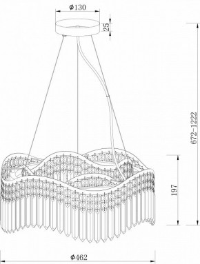 Подвесная люстра Maytoni Gracia DIA201PL-06G в Сысерти - sysert.mebel24.online | фото 3