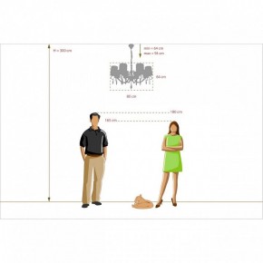 Подвесная люстра MW-Light Эллегия 8 303012708 в Сысерти - sysert.mebel24.online | фото 11