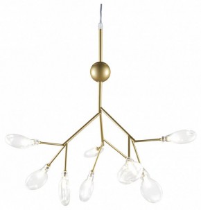 Подвесная люстра Natali Kovaltseva GRACE ll GRACE 75554/9С GOLD SATIN в Сысерти - sysert.mebel24.online | фото