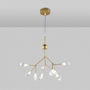 Подвесная люстра Natali Kovaltseva GRACE ll GRACE 75554/9С GOLD SATIN в Сысерти - sysert.mebel24.online | фото 3