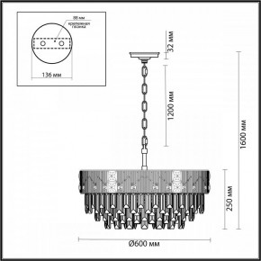 Подвесная люстра Odeon Light Fiesta 5070/12 в Сысерти - sysert.mebel24.online | фото 2