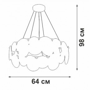 Подвесная люстра Vitaluce V5801 V5801-8/6S в Сысерти - sysert.mebel24.online | фото 7