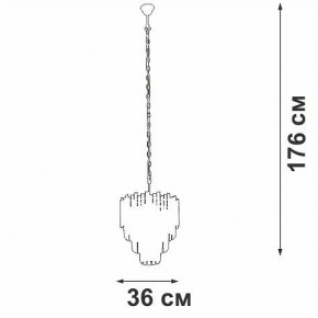 Подвесная люстра Vitaluce V58471 V58471-8/5 в Сысерти - sysert.mebel24.online | фото 5