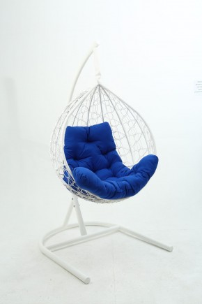 Подвесное кресло Бароло (белый/синий) в Сысерти - sysert.mebel24.online | фото