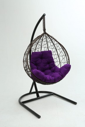 Подвесное кресло Бароло (коричневый/фиолетовый) в Сысерти - sysert.mebel24.online | фото