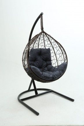 Подвесное кресло Бароло (коричневый/графит) в Сысерти - sysert.mebel24.online | фото