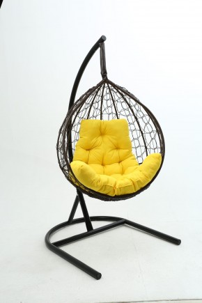 Подвесное кресло Бароло (коричневый/желтый) в Сысерти - sysert.mebel24.online | фото