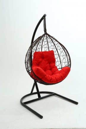 Подвесное кресло Бароло (коричневый/красный) в Сысерти - sysert.mebel24.online | фото
