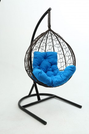 Подвесное кресло Бароло (коричневый/синий) в Сысерти - sysert.mebel24.online | фото