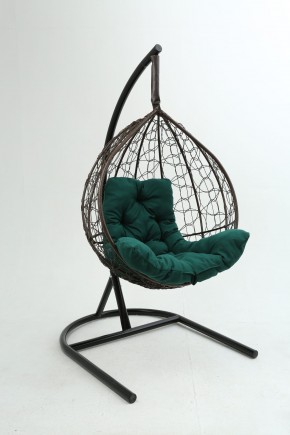 Подвесное кресло Бароло (коричневый/зеленый) в Сысерти - sysert.mebel24.online | фото