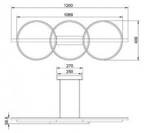 Подвесной светильник Arte Lamp Fluido A3913SP-24BK в Сысерти - sysert.mebel24.online | фото 3