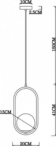 Подвесной светильник Arte Lamp Matisse A7745SP-1AB в Сысерти - sysert.mebel24.online | фото 4