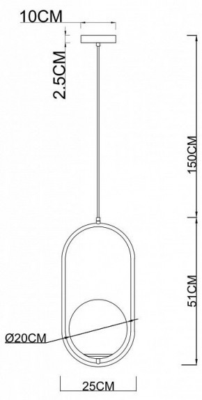 Подвесной светильник Arte Lamp Matisse A7746SP-1AB в Сысерти - sysert.mebel24.online | фото 3