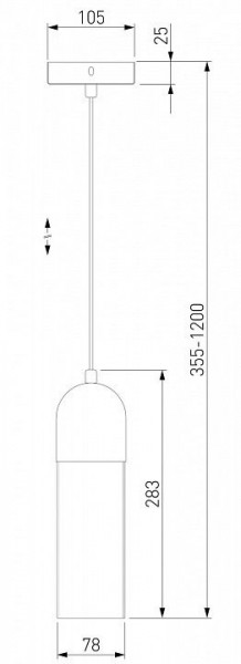 Подвесной светильник Eurosvet Airon 50180/1 янтарный в Сысерти - sysert.mebel24.online | фото 2