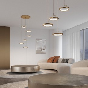 Подвесной светильник Eurosvet Crespella 90034/6 золото в Сысерти - sysert.mebel24.online | фото 4
