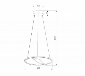 Подвесной светильник Eurosvet Occhio 40026/1 LED серый в Сысерти - sysert.mebel24.online | фото 5