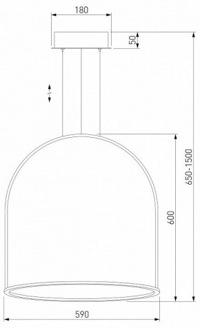 Подвесной светильник Eurosvet Over 90323/1 белый в Сысерти - sysert.mebel24.online | фото 4
