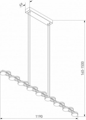 Подвесной светильник Eurosvet Tapioca 90332/17 черный в Сысерти - sysert.mebel24.online | фото 6