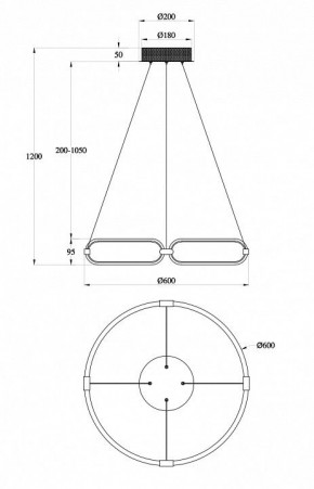Подвесной светильник Maytoni Chain MOD017PL-L50N в Сысерти - sysert.mebel24.online | фото 6