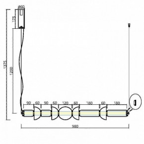 Подвесной светильник Maytoni Cosmo MOD210PL-L39B3K в Сысерти - sysert.mebel24.online | фото 6