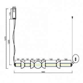 Подвесной светильник Maytoni Cosmo MOD210PL-L39BS3K в Сысерти - sysert.mebel24.online | фото 7