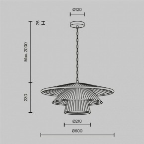 Подвесной светильник Maytoni Costa MOD394PL-01BS1 в Сысерти - sysert.mebel24.online | фото 5