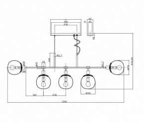 Подвесной светильник Maytoni Erich MOD221-PL-05-N в Сысерти - sysert.mebel24.online | фото 4