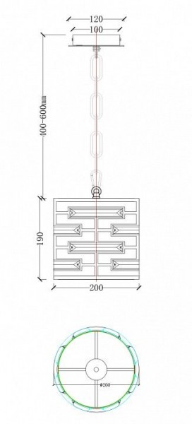 Подвесной светильник Maytoni Frontera MOD067PL-01CH в Сысерти - sysert.mebel24.online | фото 4