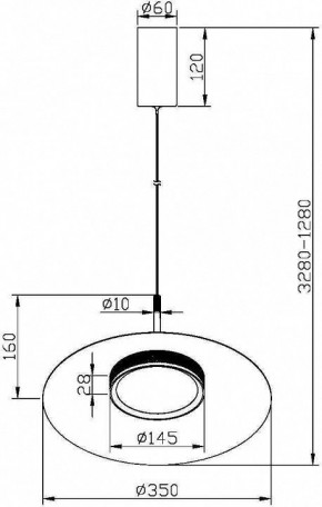 Подвесной светильник Maytoni Halo MOD041PL-L15B3K1 в Сысерти - sysert.mebel24.online | фото 5