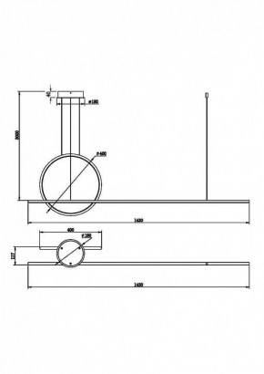 Подвесной светильник Maytoni Halo MOD247PL-L49BK в Сысерти - sysert.mebel24.online | фото 2