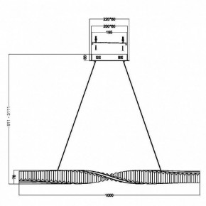 Подвесной светильник Maytoni Krone P097PL-L28BS3K в Сысерти - sysert.mebel24.online | фото 3