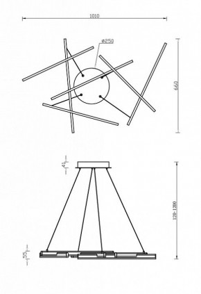 Подвесной светильник Maytoni Line MOD016PL-L75B в Сысерти - sysert.mebel24.online | фото 3