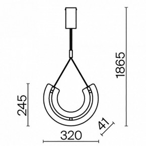 Подвесной светильник Maytoni Maya P091PL-L18G3K1 в Сысерти - sysert.mebel24.online | фото 5