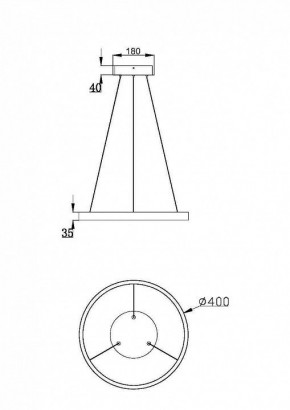 Подвесной светильник Maytoni Rim MOD058PL-L32BSK в Сысерти - sysert.mebel24.online | фото 3