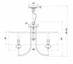 Подвесной светильник Maytoni Roma ARM006PL-06G в Сысерти - sysert.mebel24.online | фото 3