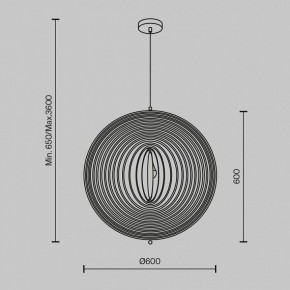 Подвесной светильник Maytoni Roots MOD197PL-01W2 в Сысерти - sysert.mebel24.online | фото 4