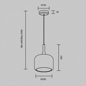 Подвесной светильник Maytoni Spirito MOD286PL-L18G3K в Сысерти - sysert.mebel24.online | фото 11