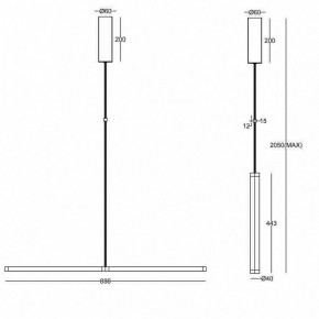 Подвесной светильник Maytoni Supersymmetry P096PL-L11BK1 в Сысерти - sysert.mebel24.online | фото 4