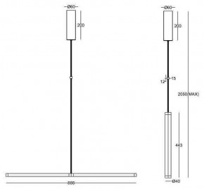 Подвесной светильник Maytoni Supersymmetry P096PL-L11WK1 в Сысерти - sysert.mebel24.online | фото 4