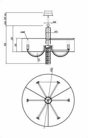 Подвесной светильник Maytoni Talento DIA008PL-06CH в Сысерти - sysert.mebel24.online | фото 6