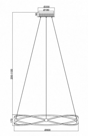 Подвесной светильник Maytoni Weave MOD062PL-L56CH3K в Сысерти - sysert.mebel24.online | фото 5