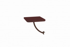 Полка прикроватная квадратная (МилСон) в Сысерти - sysert.mebel24.online | фото 7