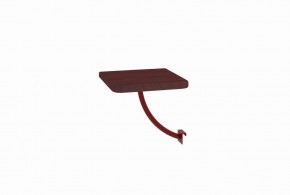 Полка прикроватная квадратная (МилСон) в Сысерти - sysert.mebel24.online | фото 8