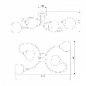 Потолочная люстра Eurosvet Tulia 30136/4 хром в Сысерти - sysert.mebel24.online | фото 3