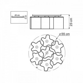 Потолочная люстра Lightstar Nubi 802070 в Сысерти - sysert.mebel24.online | фото 6