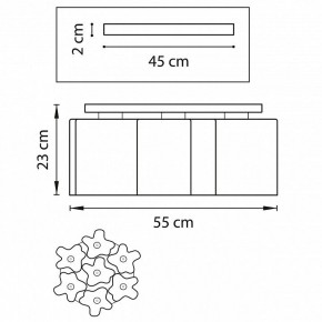 Потолочная люстра Lightstar Nubi 802073 в Сысерти - sysert.mebel24.online | фото 2