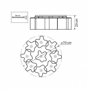 Потолочная люстра Lightstar Nubi 802090 в Сысерти - sysert.mebel24.online | фото 5